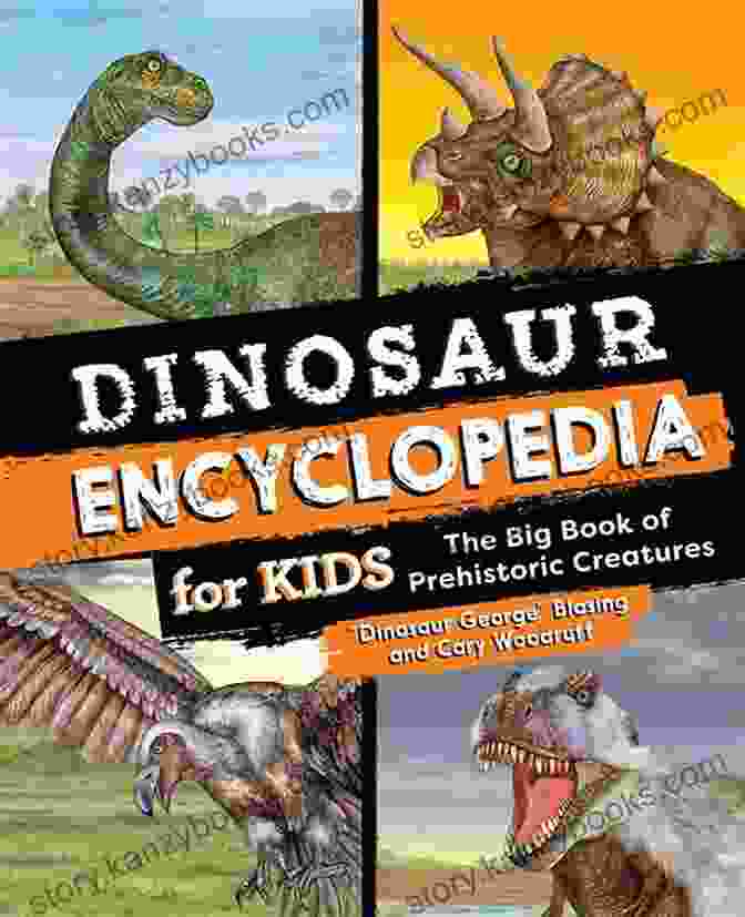 A Child Enthusiastically Reading The Dinosaur Encyclopedia, Lost In A World Of Discovery Facts Of Dinosaurs: Encyclopedia For Kid To Learn About Dinosaurs