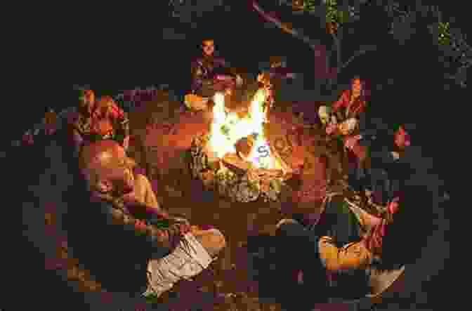 A Group Of People Gathered Around A Campfire, Sharing Stories And Laughter. A Modern Celt: Seeking The Ancestors