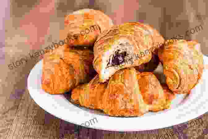 A Selection Of Delicious Sweet Pastries, Including Croissants, éclairs, And Fruit Tarts Artisan Bread Cookbook: Easy Guide With Artisan Bread Recipes Sourdough Bread Recipes Sweet Pastry With Minimal Kneading Best Artisan Bread Recipe