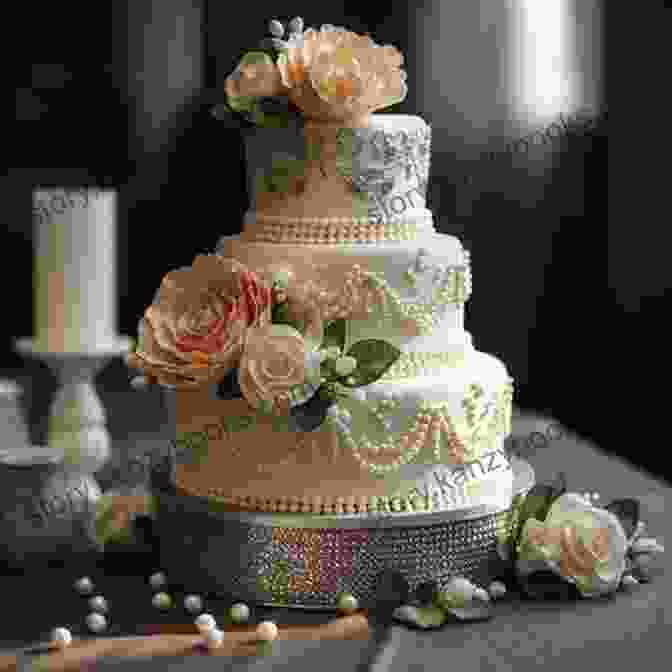 A Stunning Image Of A Multi Tiered Wedding Cake Adorned With Intricate Sugar Flowers Cooking With Chocolate: The Best Recipes And Tips From A Master Pastry Chef