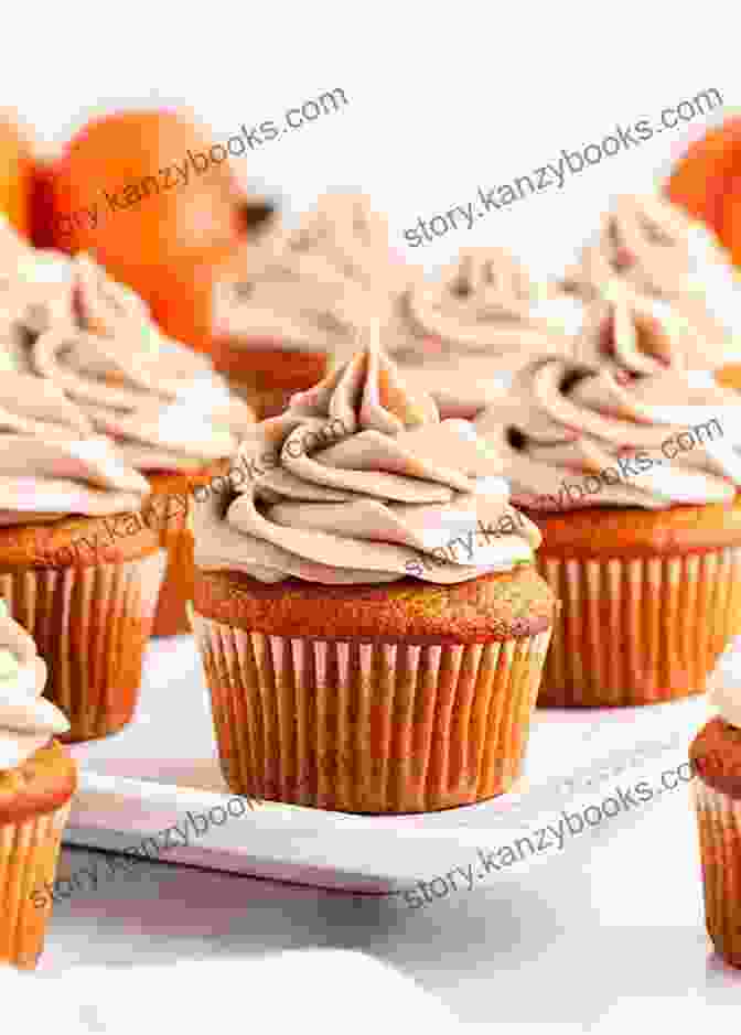 A Tray Of Pumpkin Spice Cupcakes With A Swirl Of Pumpkin Spice Frosting And A Sprinkle Of Pumpkin Pie Spice The Pumpkin Spice Cookbook: Over 20 Delicious And Easy To Make Recipes For The Pumpkin Spice Love In Your Life