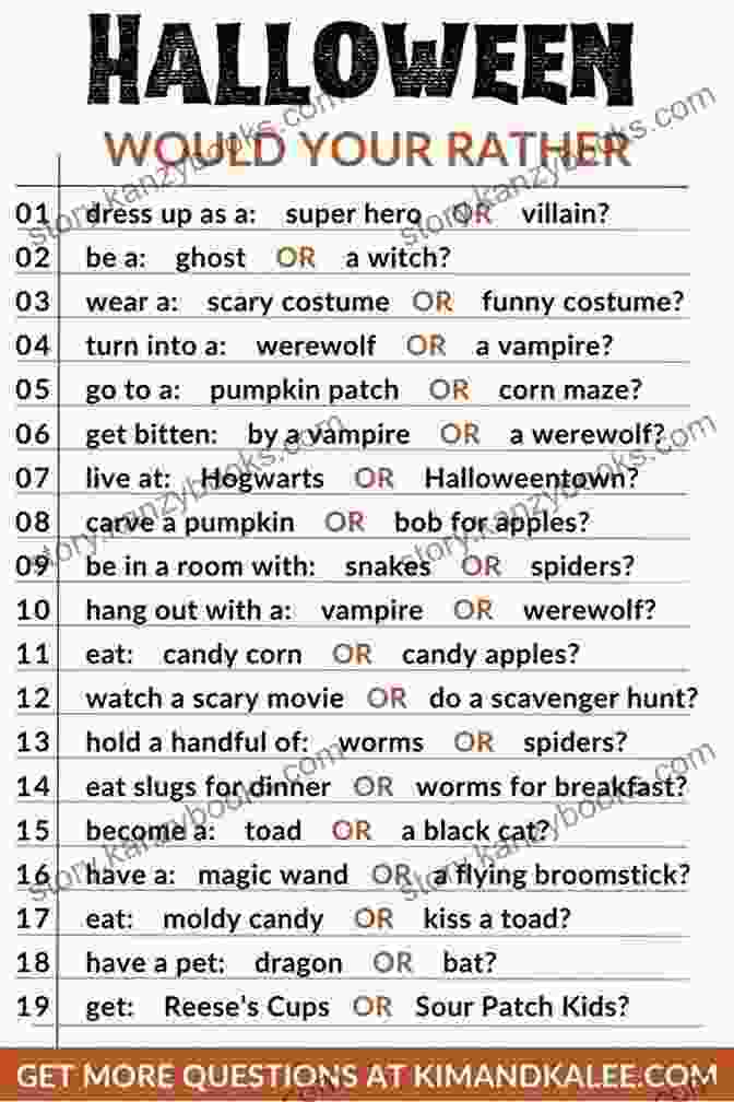 Friends Playing Would You Rather Halloween Edition, Discussing A Difficult Question The Big Of Don T You Laugh Challenge And Would You Rather? Halloween Edition: The Of Funny Jokes Silly Scenarios Challenging Choices And Hilarious Situations The Whole Family Will Love