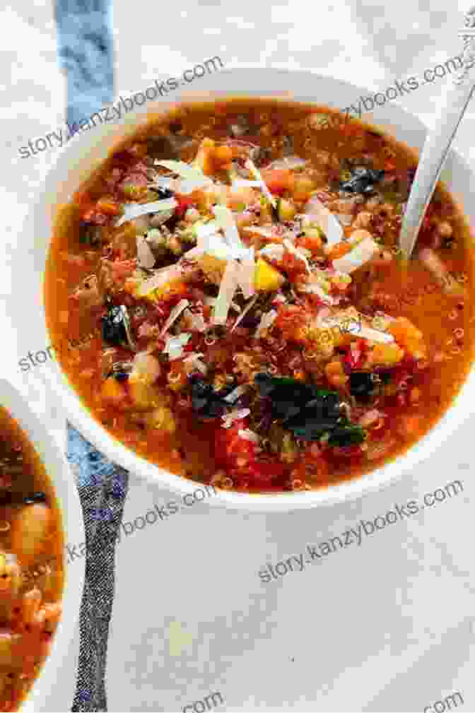 Quinoa Soup With Vegetables And Beans Easy Clean Eating: 7 Days Menu Plan 40 Simple Clean Eating Recipes