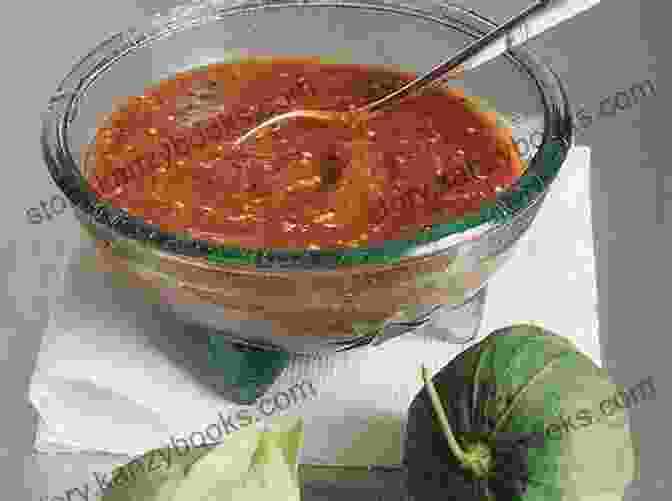 Roasted Tomatillo Salsa, A Smoky And Tangy Variation Hot Sauce Cookbook: The Of Fiery Salsa And Hot Sauce Recipes