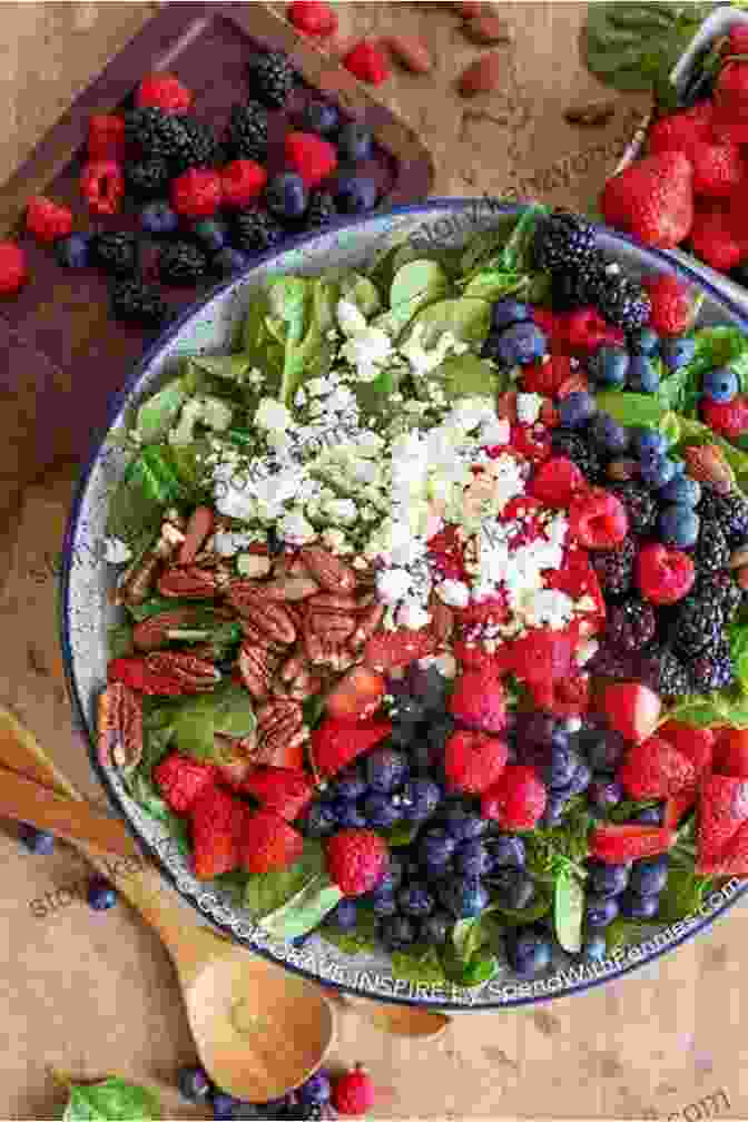 Spinach Salad With Berries And Nuts Easy Clean Eating: 7 Days Menu Plan 40 Simple Clean Eating Recipes